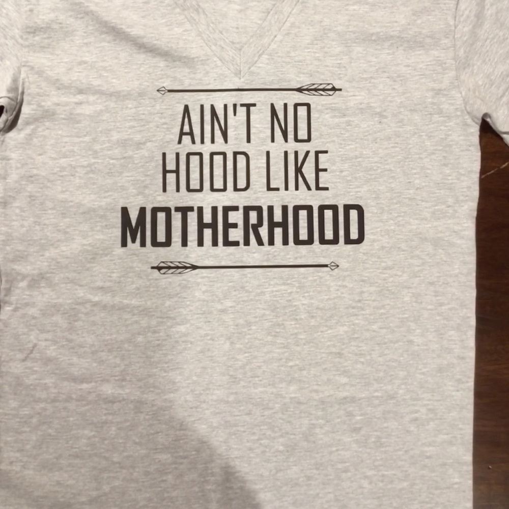 Women’s V Neck Custom Tee Shirt For The Busy Mom.
